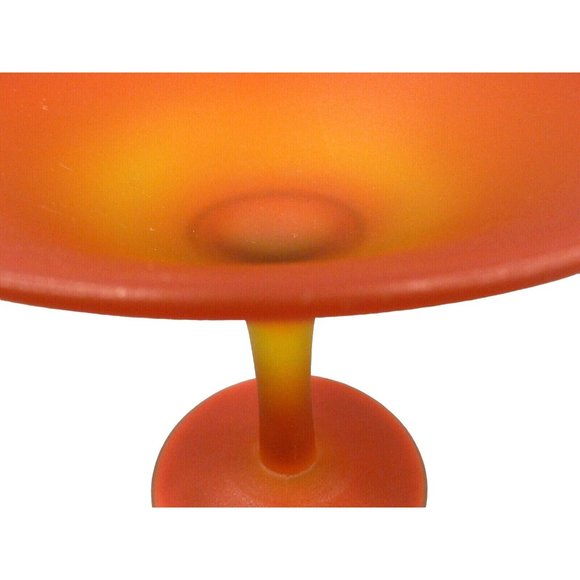 Dish Candy Nut Compote Retro Pedestal Style Matte Finish - Picture 6 of 9